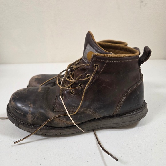 Carhartt Mens FM5204-M Dark Brown Nano Composite Toe Work Boots Size 9.5 M